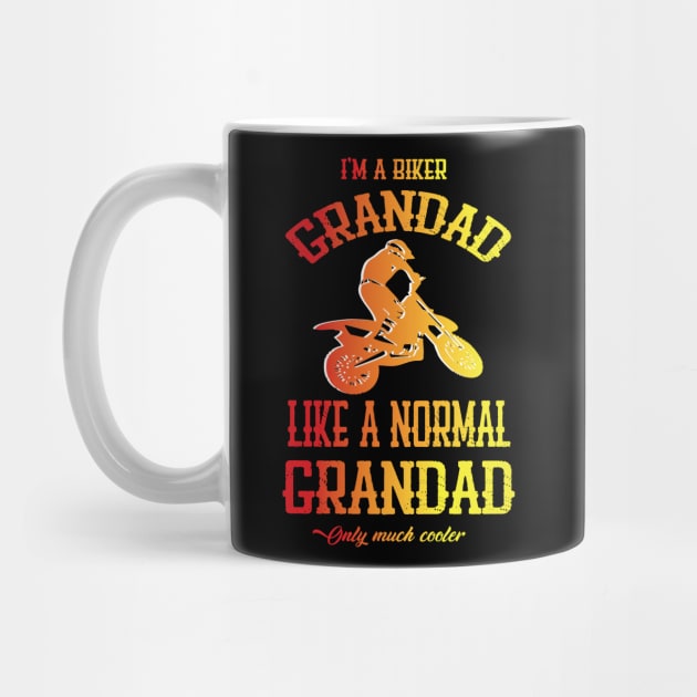I Am Biker Grandad like normal Grandad only Much Cooler by Urbanprint